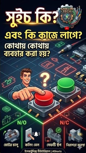 NO NC Switch Kivabe Kaj Kore? | What is NO NC Switch in Bengali