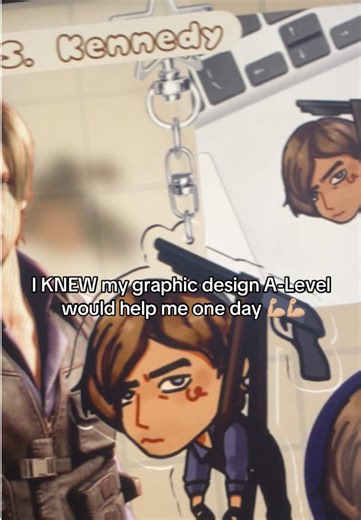 Cute Product Infographics for Resident Evil Merchandise