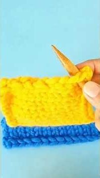 Pick up and knit without forming a bulky ridge #knittingtips #shorts #stitchtricks