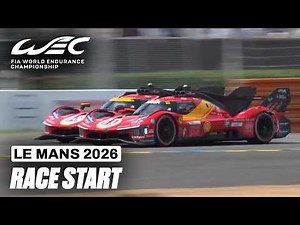 Race Start and Opening Laps | 24 Hours of Le Mans 2026 | FIA WEC