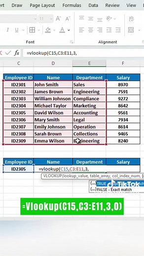 Optimize Excel with a Single VLOOKUP Approach