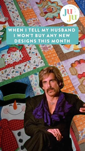 8.7K views · 64 reactions | Can’t get anything past them 藍 #machineembroidery | Designs by JuJu | Facebook