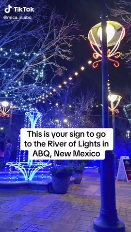#christmas #albuquerque #riveroflightsabq ##holidays | Alburquerque New Mexico