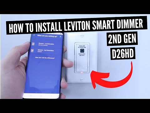 How To Install Leviton Smart Dimmer 2nd Gen (Leviton D26HD)