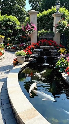 Garden Tour 🌿 A Peaceful Walk Through a Colorful Home Flower Garden #shorts