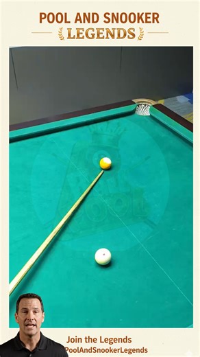 Why You Miss Straight Shots (And How to Fix It) 👻🎱 Think aiming directly at the contact point works? Think again! 🛑 Because the ball has volume, that aim will make you miss every time. Here is the "Ghost Ball" secret: Draw a line from the pocket to the object ball. Extend that line back by exactly half a ball. Aim your cue ball at that invisible center point. Master this, and you'll never miss an angle again! ✅ #billiards #pooltable #8ballpool #poolhacks #billiardstips #bankshot #geometry #tr
