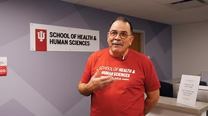 Have you seen the viral "Chair Challenge" making its way through your social media feeds? The premise is simple: 1. Take three steps away from a wall 2. Place a chair in front of you 3. Put your head against the wall 4. Stand up and lift the chair Sounds simple enough - except only women can do it. Rafael Bahamonde, dean of the IUPUI School of Health & Human Sciences, explains the science behind this enigma. | IU Indianapolis
