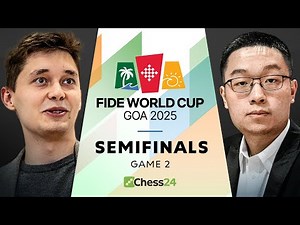 FIDE World Cup 2025: Wei Yi vs. Esipenko & Sindarov vs. Yakubboev | Semifinals Game 2