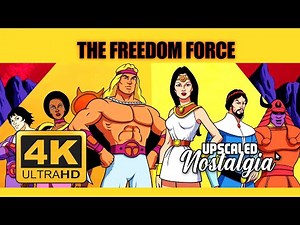 The Freedom Force (1978) Opening and Closing Themes | Remastered 4K Ultra HD Upscale