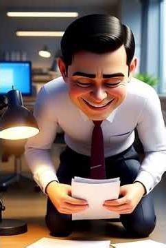 🐱 The Office Cat Has a SECRET… Episode 1 #cartoon #funny