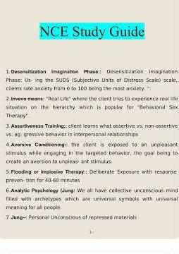 NCE Study Guide 2023 Complete Solution3798