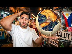 Trying the exotic DUCK EMBRYO in the PHILIPPINES 🇵🇭