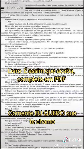 Livro 'É Assim Que Acaba' Completo em PDF