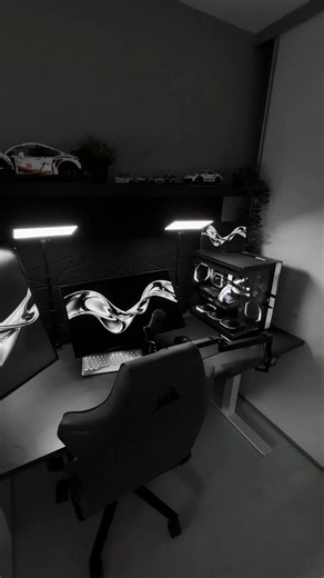 My Black Gaming Setup: Clean & Modern PC Setup Ideas