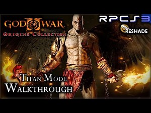 God of War II [PS3] - Walkthrough / Titan Mode 100% / All Urns, Gorgon Eyes & Phoenix Feathers