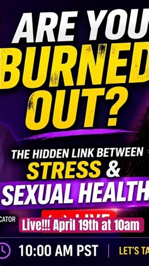 April 19th at 10am!!! #nursepeju #burnout #sexualhealth #shorts