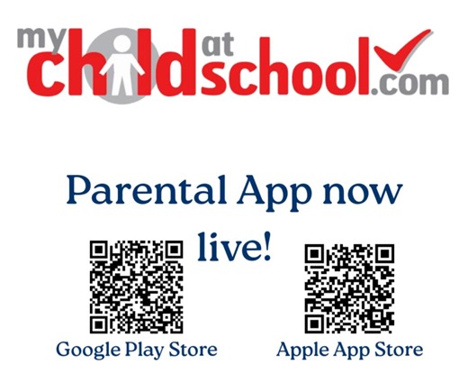As you may be aware, the school transitioned to a new system, Bromcom, in September, replacing Edulink and ClassCharts. This change has enabled us to streamline several existing school systems—including behaviour monitoring, attendance, and timetables—into one platform. It also provides opportunities to introduce new features over time, such as digital consent for school visits. The parental app for the system, MyChildAtSchool, is available to download from both the Apple App Store and the Googl