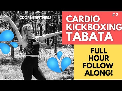 Cardio KickBoxing Tabata Full Workout! Killer Cardio!
