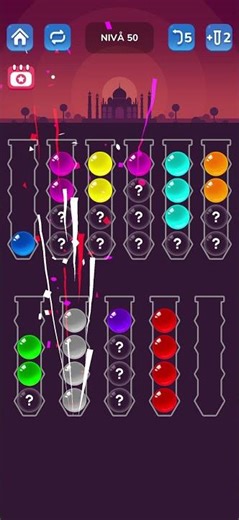 Ball sort puzzle level 50 #ballsortpuzzle