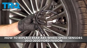 How to Replace Rear ABS Wheel Speed Sensors 2013-2020 Ford Fusion