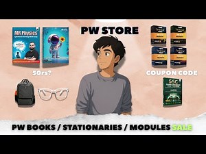 PW Store Coupon Code Maximum Discount | Pw store Coupon Code 2025 | PW store coupon code for Books
