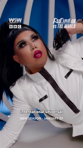 MELINDA VERGA 👑 @melindaverga 👑 NOW STREAMING - Meet The Queens of RuPaul’s Drag Race UK vs The World S3 on WOW Presents Plus and BBC Three! ➡️ Use code UKVS3 for 20% off your first 3 months of WOW Presents Plus! ⬇️ WHERE TO WATCH #DragRaceUK vs The World Tuesdays starting Jan 27 🌍 @wowpresentsplus worldwide ex. UK & Canada 🇬🇧 @bbcthree 🇨🇦 @cravecanada