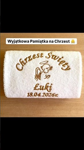 Pamiątka Chrztu Świętego dla chłopca, dziewczynki 👼 prezent personalizowany na Chrzest