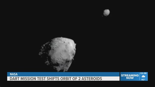 NASA mission shifts orbit of 2 asteroids around the sun