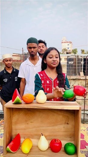 Fruit Sorting Challenge Is So Exciting, Come And Play! #Funnyfamily#Partygames#Familygames