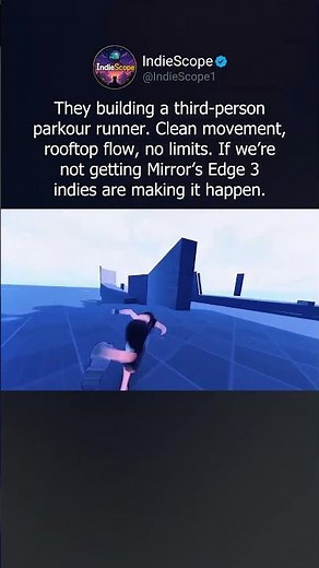 Indie Dev Is Making a Mirror’s Edge Style Parkour Game