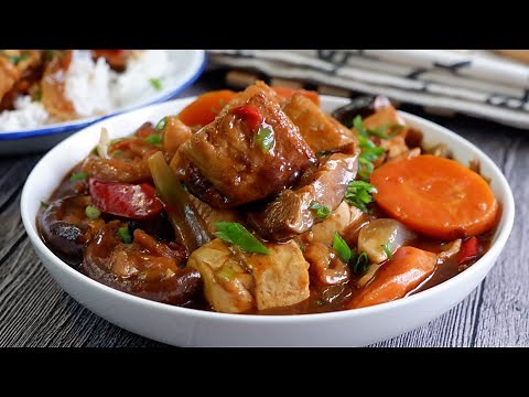Everyone Who Tried, Loved it! Braised Tofu w/ Chicken 豆腐鸡煲 Chicken Beancurd Pot Chinese Food Recipe