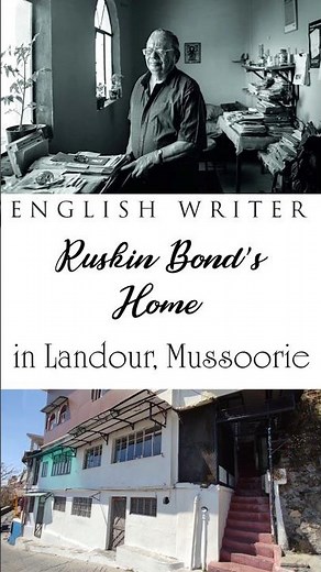 Ruskin Bond's Home in Landour, Mussoorie #travel #landour #mussoorie #landourris #english #writer