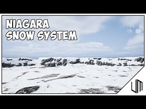 How to create a Niagara Snow System in Unreal Engine 5