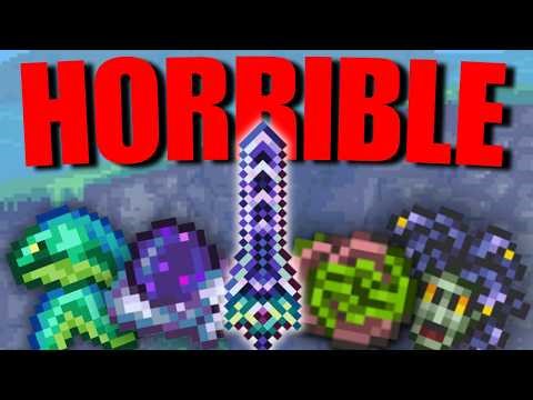 I Tested Terraria's WORST Weapons...