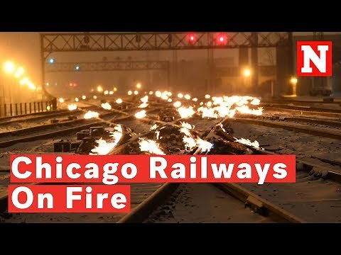 Chicago Train Operator Sets Railway Lines On Fire
