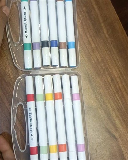 Testing Acrylic Markers 😍 | Art short #shortsfeed #diy #marker#art