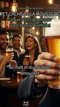 15. La Science Secrète derrière la Mousse de Bière : Pourquoi c'est INDISPENSABLE ! 🤯🍺 #mousse