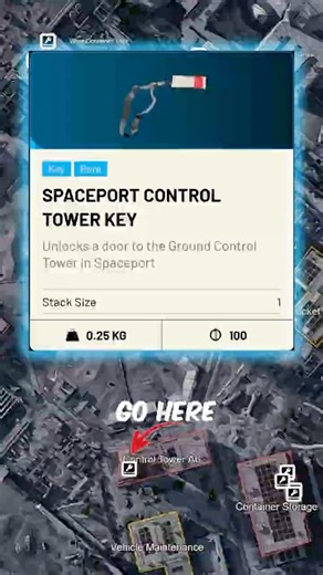 ARC Raiders - Spaceport Control Tower Key FULL Location Guide