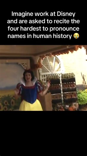Desafiando nombres difíciles en Disney