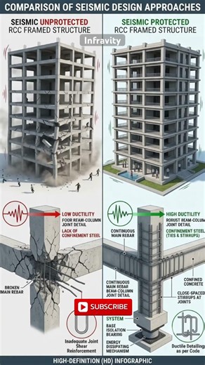 Design Of Earthquake Resistant Building | Earthquake Resistant Building Design #shorts