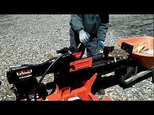 Ariens Log Splitter Demonstration 27 Ton | Hydraulic Wood Splitter