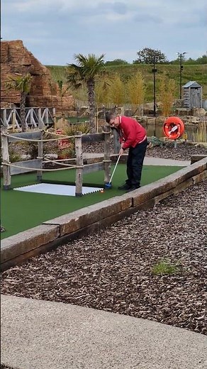 Hole 8 of the Australian Adventure Golf course at Adlington Golf Centre (May 2026)