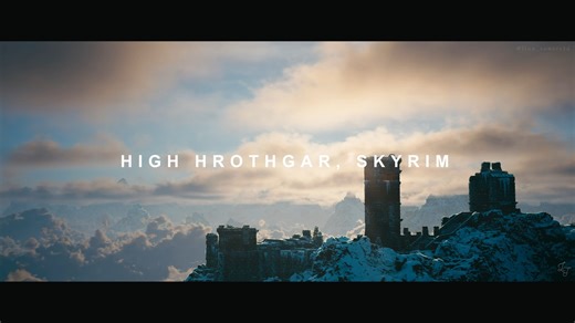 Skyrim's High Hrothgar in Unreal Engine 5.4 with Lumen & Nanite