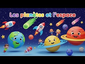 Chanson pour enfants | Les planètes et l’espace | Comptine éducative
