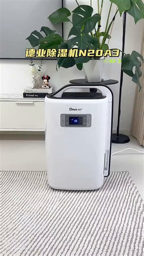 德业除湿机/抽湿机 智能除湿器 家用轻音/地下室 20L/天干燥/干衣机 wifi控制 20L/天 DYD-N20A3