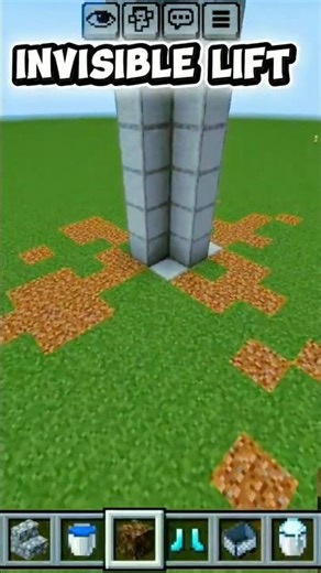 Minecraft Invisible Lift Tutorial 🔥 (No Mods)