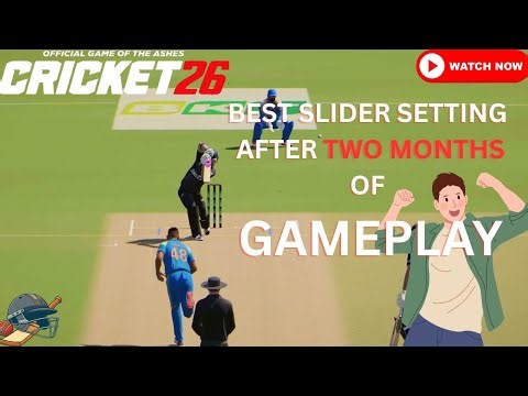 BEST SLIDER SETTING FOR BEGINNERS THAT WILL CHANGE YOUR GAMEPLAY IN #CRICKET 26