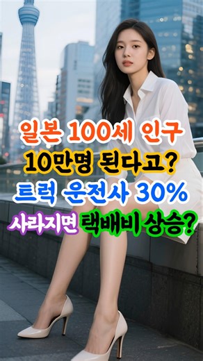 Japan's Centenarian Population Reaches 100,000? If 30% of Truck Drivers Disappear, Will Delivery ...