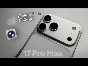 iPhone 17 Pro Max Camera Settings for BEST Quality | 🔥 Photo & Video Settings Explained