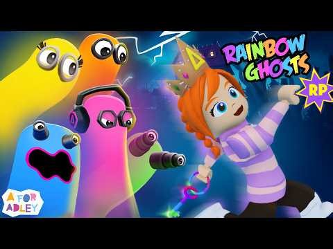 BECOME a RAiNBOW GHOST?! Survive the PORTAL HOUSE in our new Rainbow Ghost Run roleplay update
